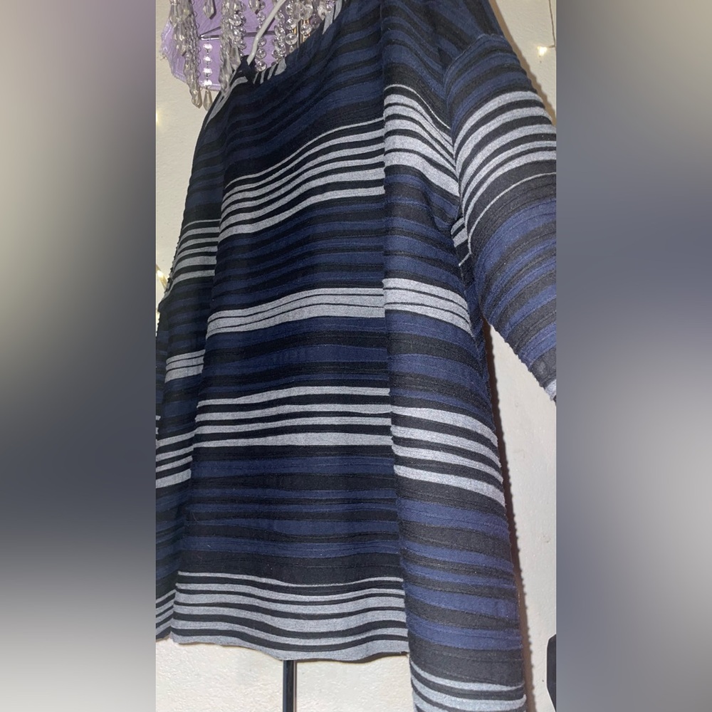 Blanque Striped Long Sleeved Women’s Top